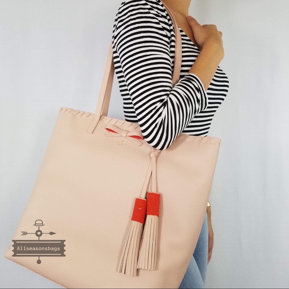 Kate spade Au Naturel Purpose Tote Tassel Nwt Bag - Picture 5 of 6